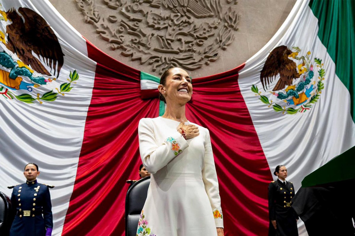 Que este inicio sea un compromiso para alcanzar un país más próspero económicamente, más justo socialmente y más estable políticamente para las y los mexicanos. 

¡Enhorabuena Presidenta <a href="/Claudiashein/">Claudia Sheinbaum Pardo</a>!