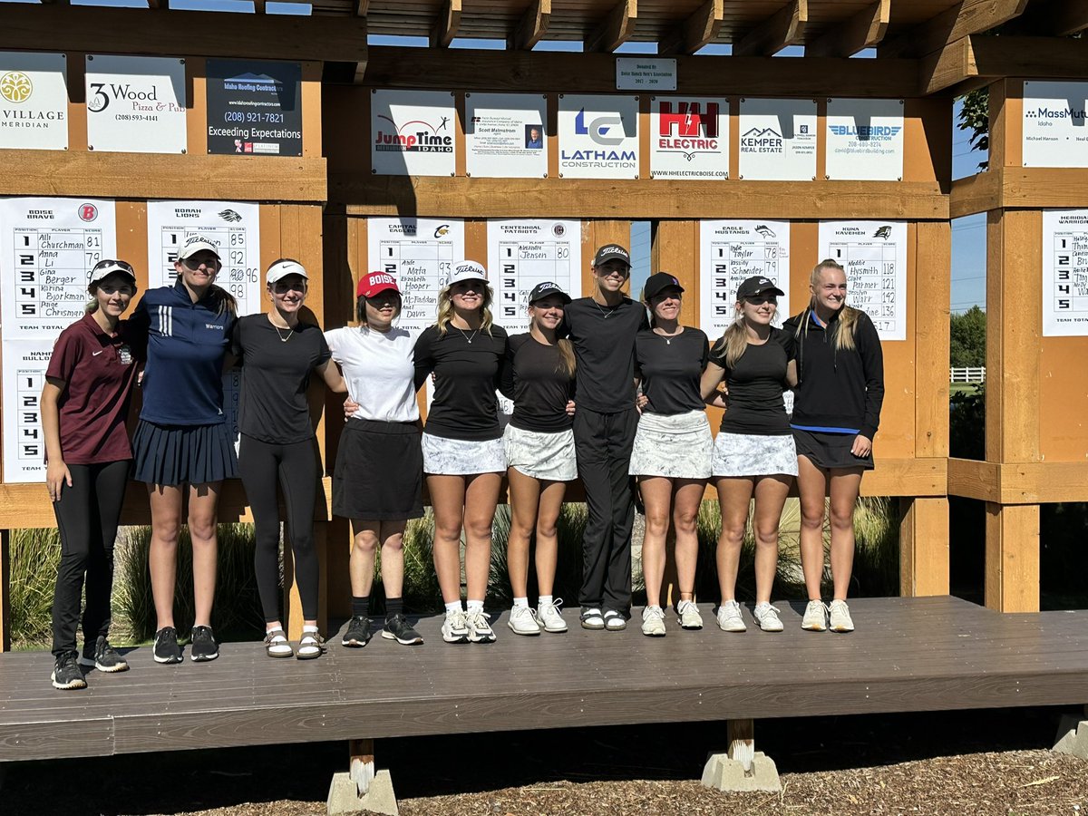Southern Idaho Conference (@sicathletics) on Twitter photo What a GREAT day… congrats to the SIC Champs @rockymountainhighschool your 2024 Girls Golf Champions!
Thanks to @idahocentralcu for their support or our SIC athletics!
<a href="/westadaschools/">West Ada Schools</a> <a href="/TimbWolvesAD/">THS Wolves Athletics</a> <a href="/BoiseSchoolsHR/">Boise Schools HR</a> <a href="/boisesportstalk/">Boise Sports Talk</a> What a GREAT day… congrats to the SIC Champs @rockymountainhighschool your 2024 Girls Golf Champions!
Thanks to @idahocentralcu for their support or our SIC athletics!
<a href="/westadaschools/">West Ada Schools</a> <a href="/TimbWolvesAD/">THS Wolves Athletics</a> <a href="/BoiseSchoolsHR/">Boise Schools HR</a> <a href="/boisesportstalk/">Boise Sports Talk</a>