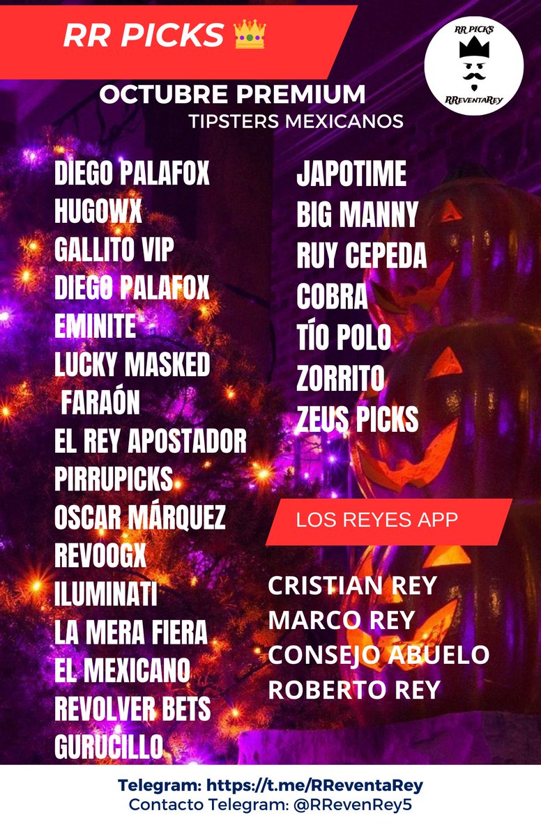 PickDLRey's tweet photo. Familia,  SORTEO para mi GRUPO PREMIUM DE OCTUBRE 💎

Picks incluidos de HugoWX, Gallito, Chapito y maaaaaas, todo a un precio de risa  🔥

Para ingresar al grupo escríbeme 📩

Sortearé 2 LUGARES a todos los que dejen su ❤️ 

Llegando a 50RT suelto a los ganadores 🔄 https://t.co/i2ObS3Ps8K