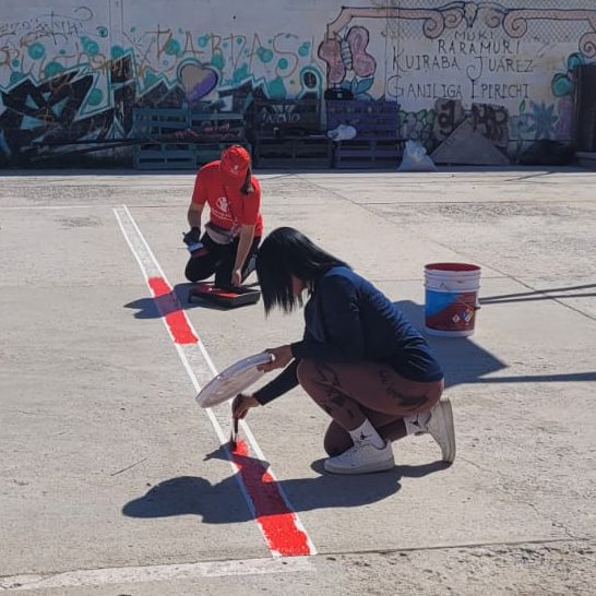 ¡Construyamos en comunidad!

🌱🪴⚽️🏀
<a href="/acnurmexico/">ACNUR México</a> rehabilitamos huertos y canchas con #CASAKolping en Cd Juárez, con la participación de 104 estudiantes incluyendo 23 de albergues locales.
👦👧🧒👧

Promoviendo la participación y la coexistencia pacífica. ✨ #Juárez #Comunidad