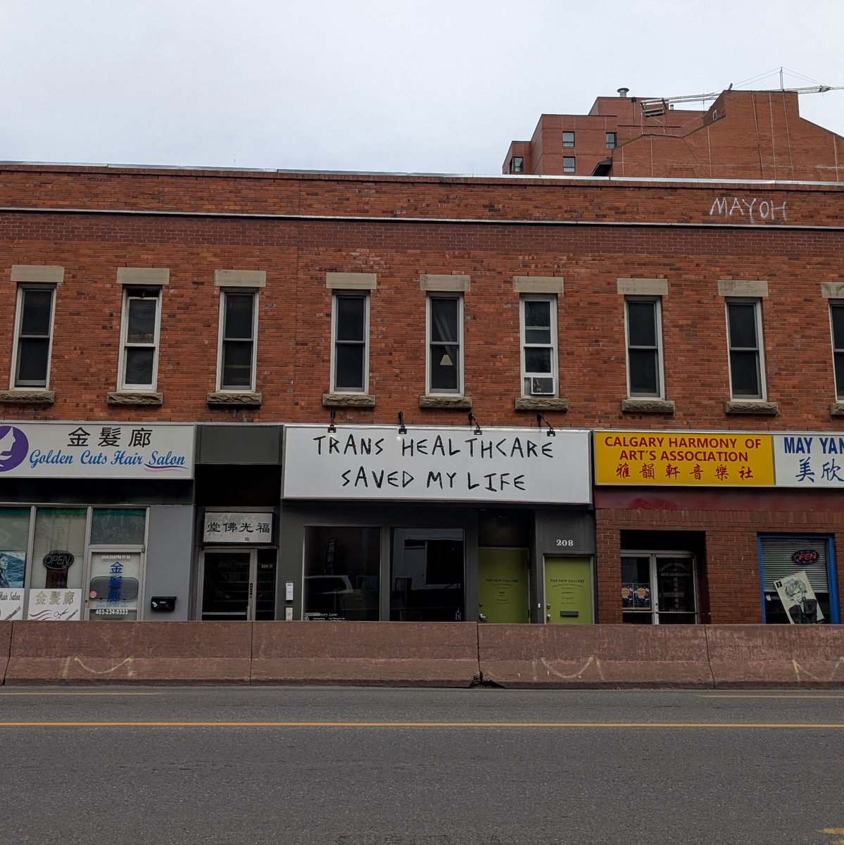 As seen along Centre street, in Chinatown. 

#Calgary #Alberta #abpoli #yyccc