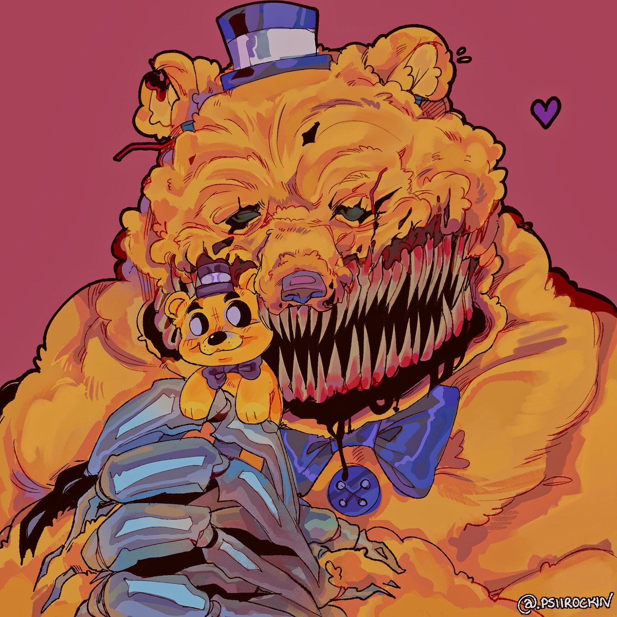 PSIIROCKIN's tweet photo. 🧸 Softie #FNAF #Fivenightsatfreddys https://t.co/HS3begyw1N