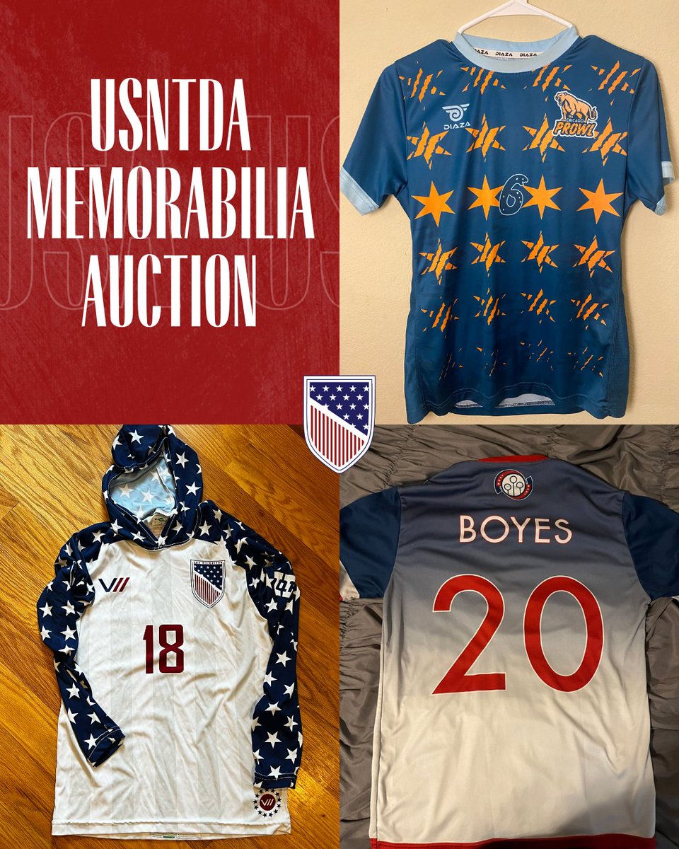 Own a piece of quadball history!

The USNTDA is hosting an online auction featuring jerseys, shorts, &amp; other items from various eras &amp; big moments in our sport's history! 100% of proceeds go to the athletes on their Quadball Nations Cup journey.

Bid now: givebutter.com/c/USNTDAauctio…