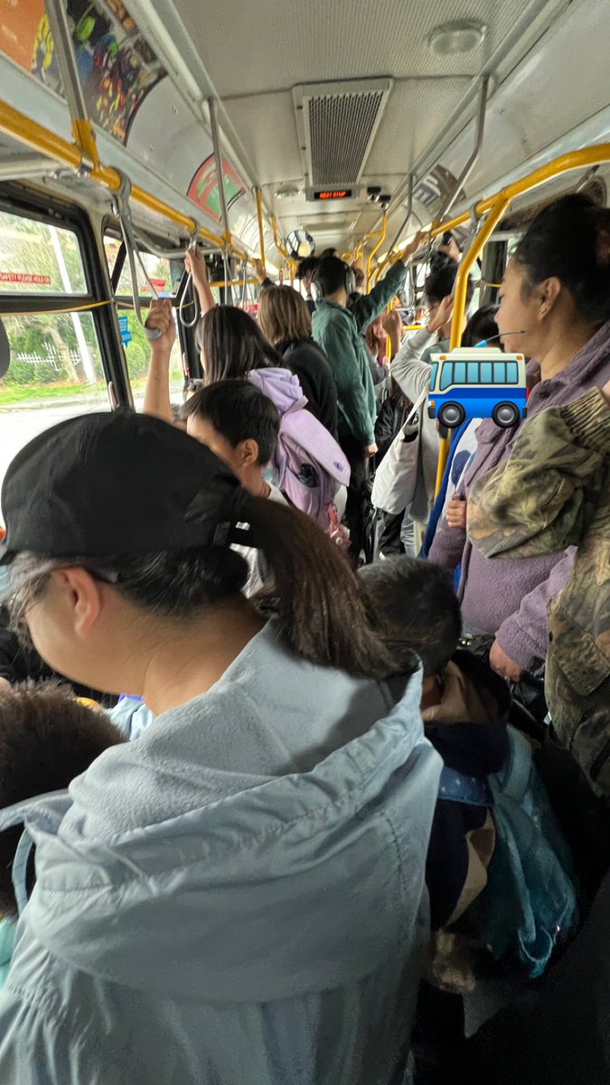 My 401 bus is so full with families and students that patients, doctors, and nurses can’t get onboard when it gets to Richmond Hospital

We can’t afford to let this chronic overcrowding continue 

FUND TRANSIT 

<a href="/bcndp/">BC NDP</a> <a href="/Conservative_BC/">Conservative Party of BC</a> 
#BCPoli #BCElxn #VanPoli #bcvotes #transit