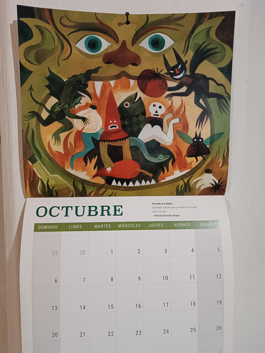 No olviden cambiar el calendario y dar paso a la maravillosa Flavia.