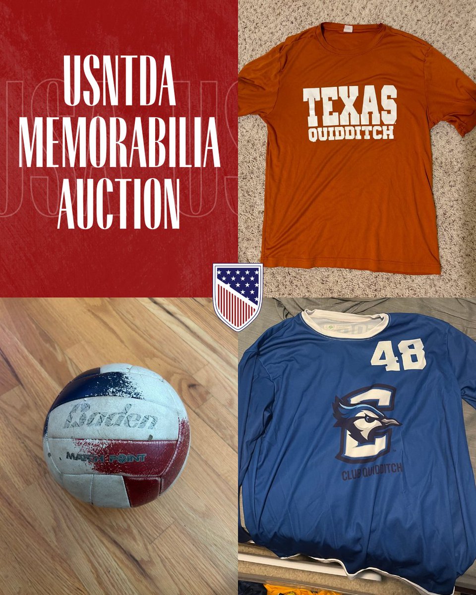 OUR AUCTION ENDS AT 11:59 PM ET TONIGHT!

The USNTDA is hosting an online auction featuring jerseys, shorts, &amp; other items from various eras &amp; big moments in our sport's history! 100% of proceeds go to the athletes.

Bid now: givebutter.com/c/USNTDAauctio…