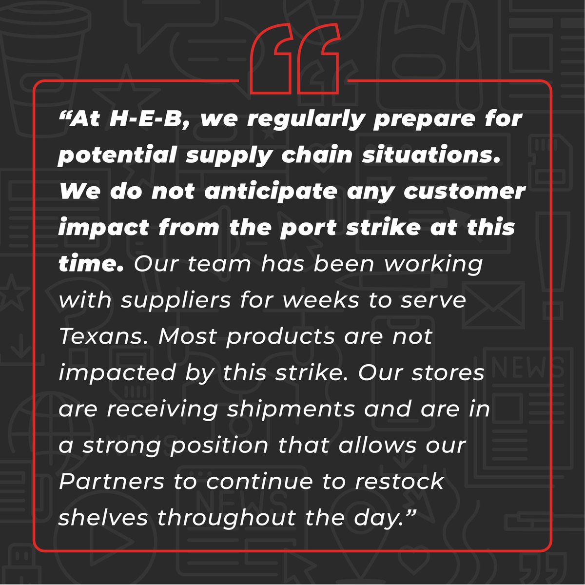 H-E-B Newsroom (@hebnewsroom) on Twitter photo 