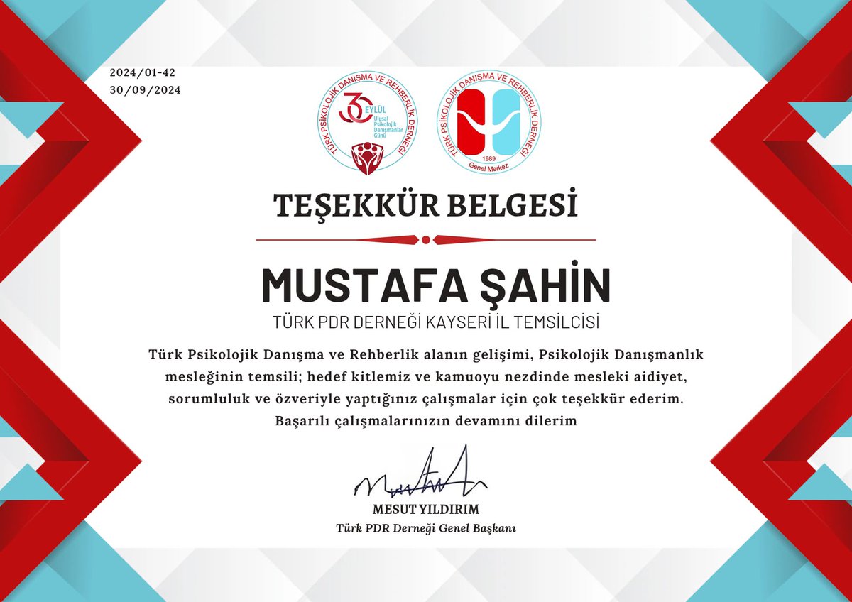 #İyikiPsikolojikDanışmanız.. 😎🗓📕

<a href="/turkpdrdernegi/">Türk PDR Der- Psikolojik Danışma ve Rehberlik</a> 
<a href="/mesutyldrm_pdr/">Mesut YILDIRIM</a> 
<a href="/turkpdrkayseri/">Türk PDR Derneği Kayseri</a>