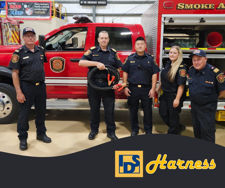 The winner of our heavy duty booster cables, Larry Smith, donated them to SouthWest Middlesex Fire Department for use on their rescue truck! Who might like a pair for their heavy duty trucks? 
#ids #harness #heavyduty #boostercable #firetruck #firedepartment