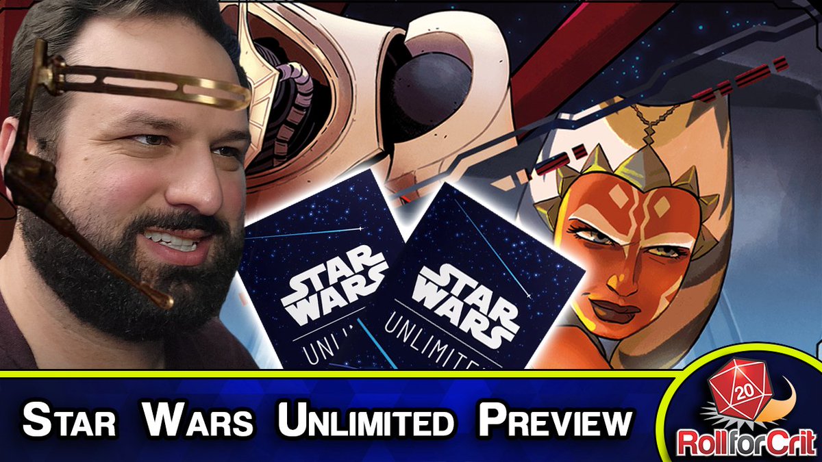Roll For Crit (@rollforcrit) on Twitter photo I have successfully tricked - I mean convinced <a href="/FFGames/">FantasyFlightGames</a> to let me show you some new cards from the newest Star Wars Unlimited Set, Twilight of the Republic. If agro is your main strategy, these cards will help bring the fun!
youtu.be/xgbYAKTs4tY I have successfully tricked - I mean convinced <a href="/FFGames/">FantasyFlightGames</a> to let me show you some new cards from the newest Star Wars Unlimited Set, Twilight of the Republic. If agro is your main strategy, these cards will help bring the fun!
youtu.be/xgbYAKTs4tY