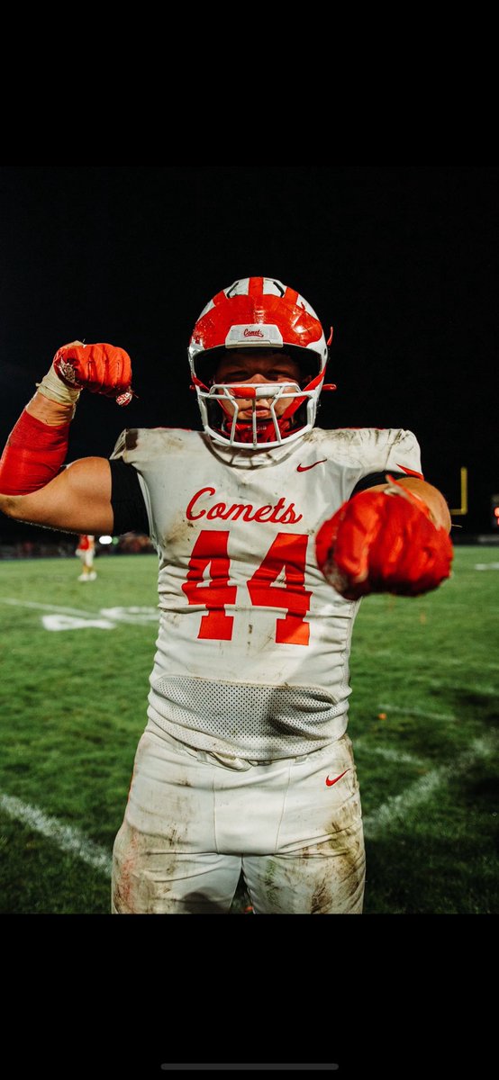 Week 6 Gridiron Grinder @BiblaLincoln 
Newton's First Law of Motion, also known as the Law of Inertia, which states that an object in motion will continue moving at a constant speed and in a straight line… #progress everyday #cantstopwontstop <a href="/CometsFootball2/">CometsFootball26</a>