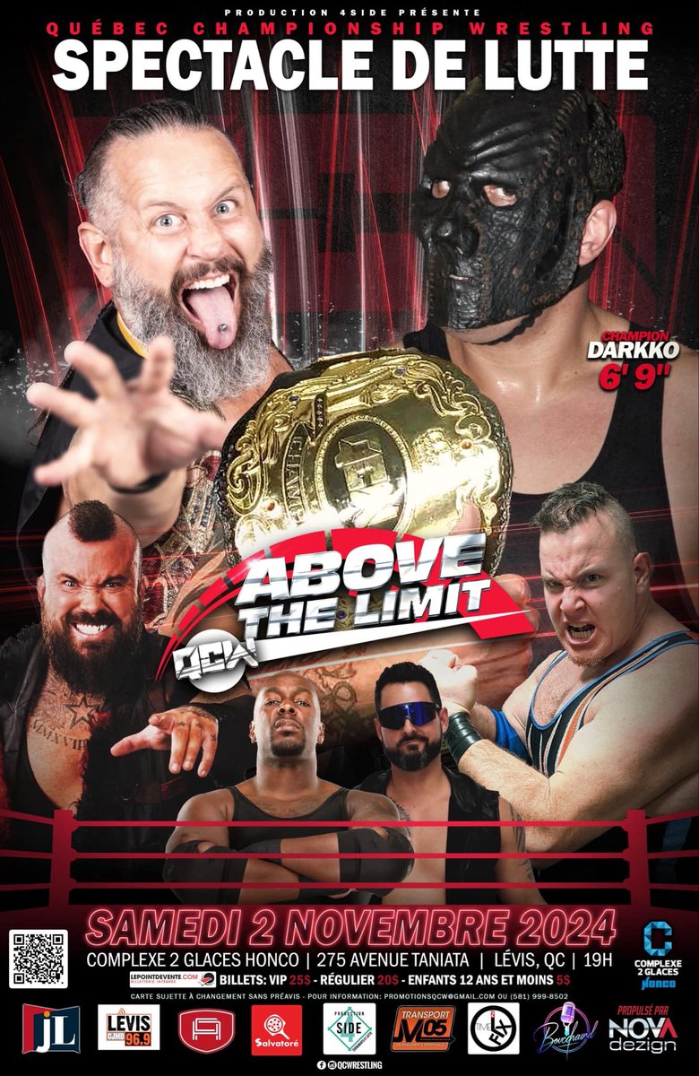 QCW Wrestling (Les Promotions QCW) tweet media