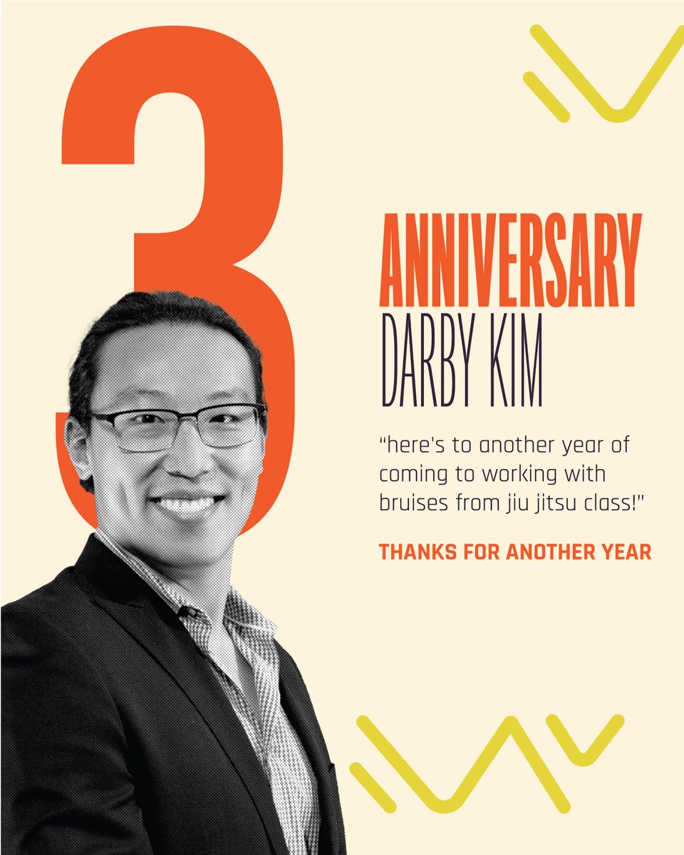 🎉 Celebrating 3 amazing years with Darby! 🎉

Darby brings dedication and energy to Watermark every day (even with a few bruises from jiu-jitsu!). Grateful for all you do—here’s to more growth and teamwork! 🙌