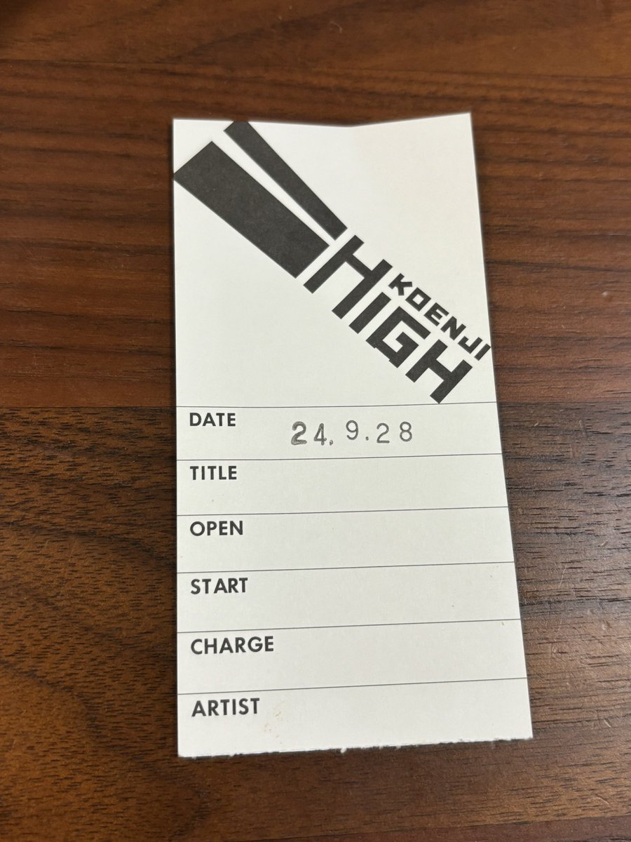 ALT_SPEAKER(ライブハウス)のドリンクチケット ライブハウスのドリンクチケットbot (@bot_dreamticket) / Posts / X