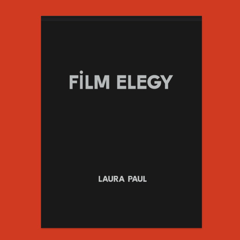 My book, Film Elegy, is now available from <a href="/asterism_books/">Asterism Books</a> ✨

“A document of loss and the decline of celluloid, Laura Paul’s book asks to be viewed as much as read. Punctuation evokes flickering light, sprocket holes, and cutaway shots.”

Order here: asterismbooks.com/product/film-e…
