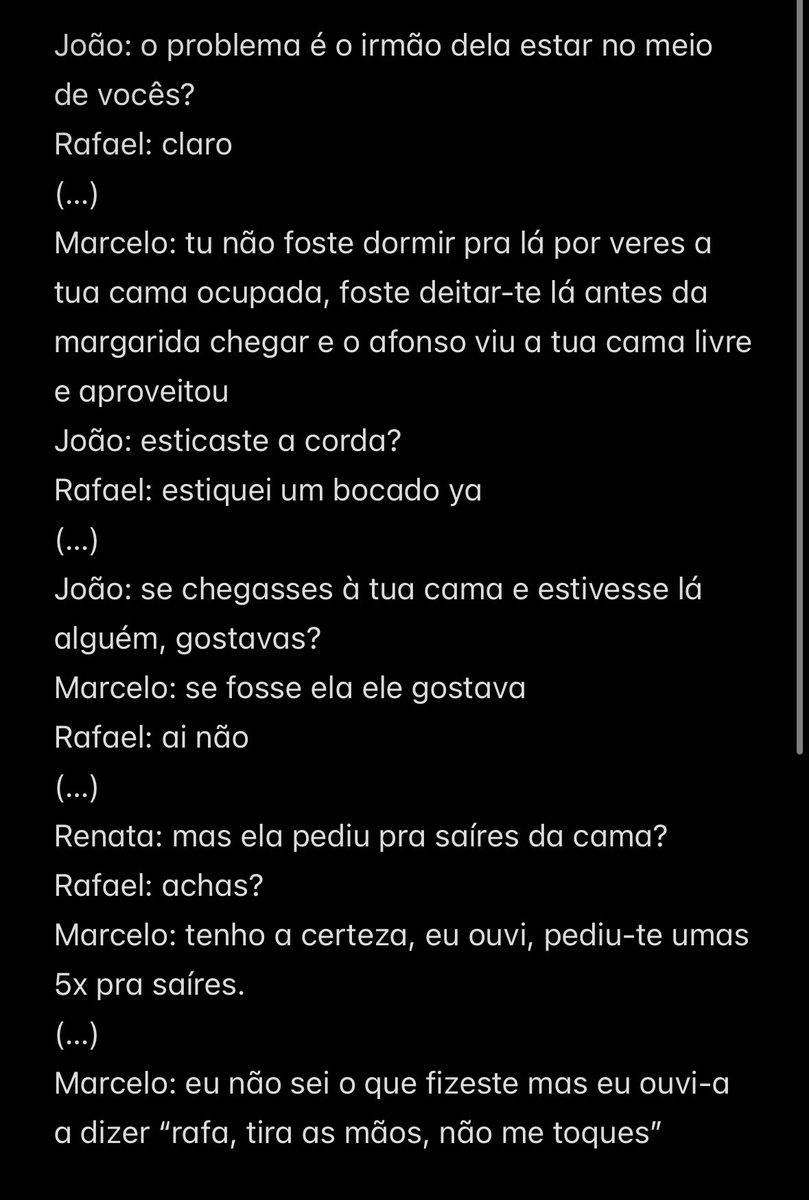 É importante esta conversa ser replicada. #euacreditonamargarida #sstvi