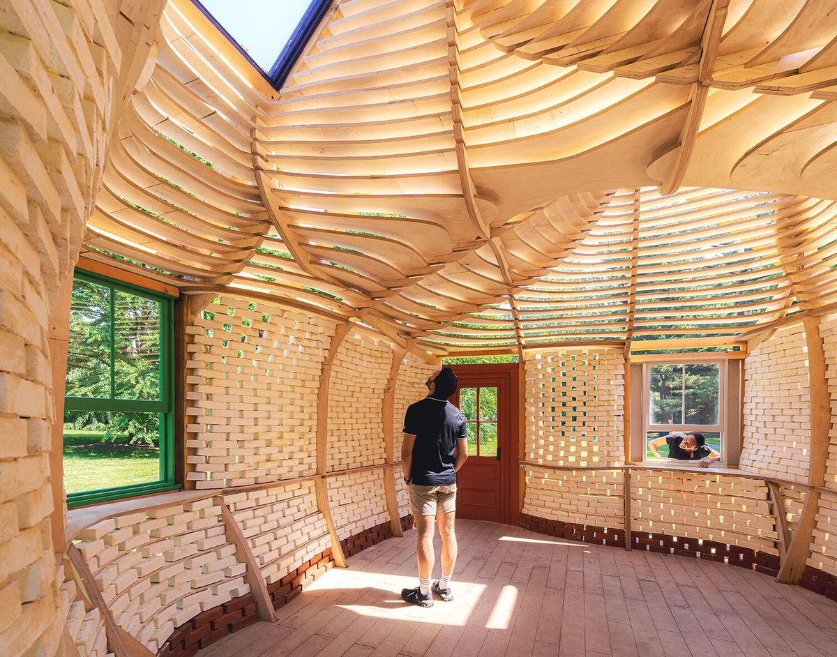 Archello (@archello) on Twitter photo Homegrown Pavilion at the New York Botanical Gardens, designed by <a href="/andrekongstudio/">Andre Kong Studio</a>, features mycelium bricks and salvaged timber.
buff.ly/4f4Kayf
#SustainableArchitecture #MyceliumDesign #CircularDesign Homegrown Pavilion at the New York Botanical Gardens, designed by <a href="/andrekongstudio/">Andre Kong Studio</a>, features mycelium bricks and salvaged timber.
buff.ly/4f4Kayf
#SustainableArchitecture #MyceliumDesign #CircularDesign