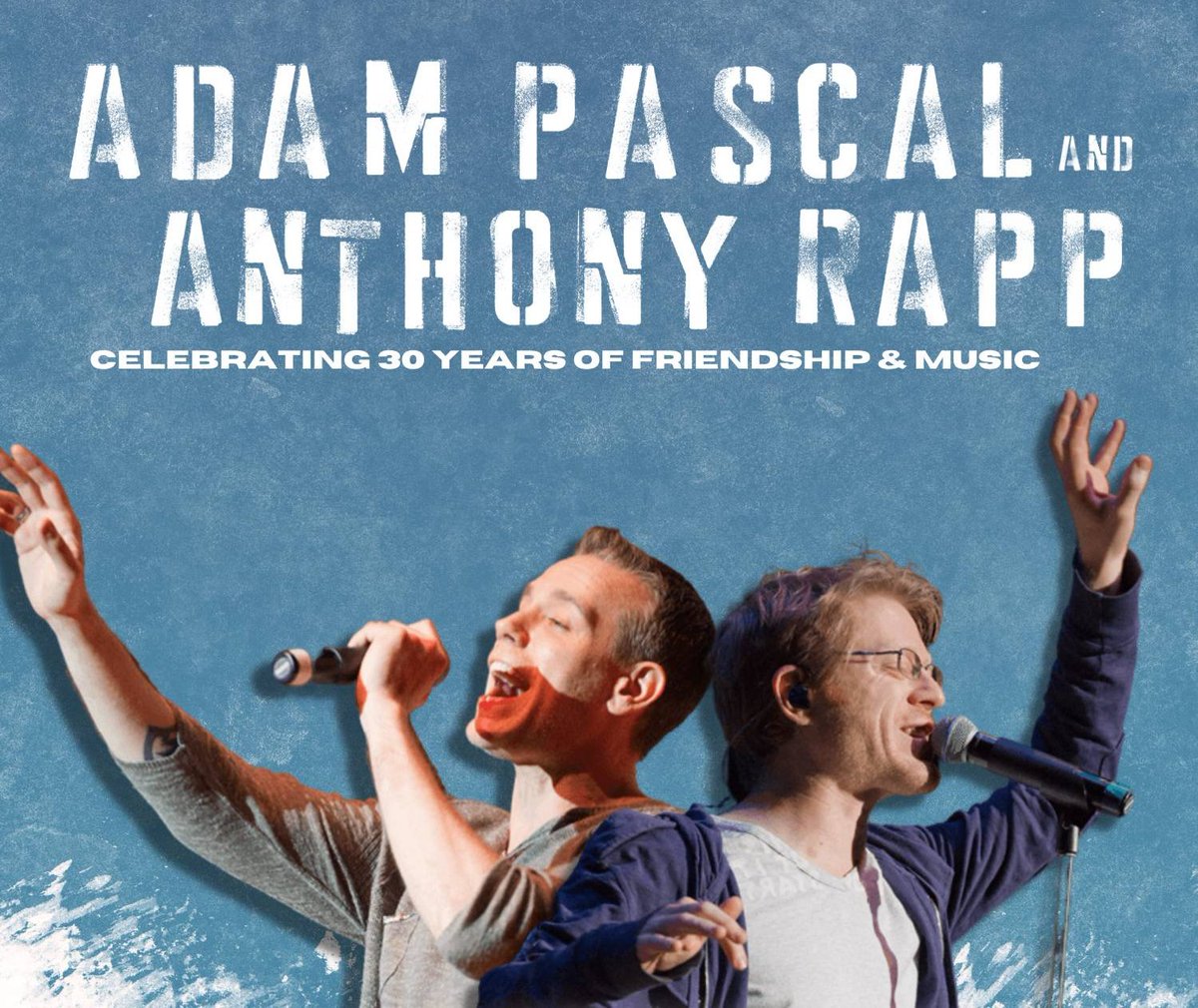 I'm joining Adam Pascal and Anthony Rapp, Celebrating 30 Years of Friendship &amp; Music, on October 18, 2024 at 8:00 PM at Paramount in Hudson Valley, NY.

Tickets available at: paramounthudsonvalley.com/events/adam-pa…