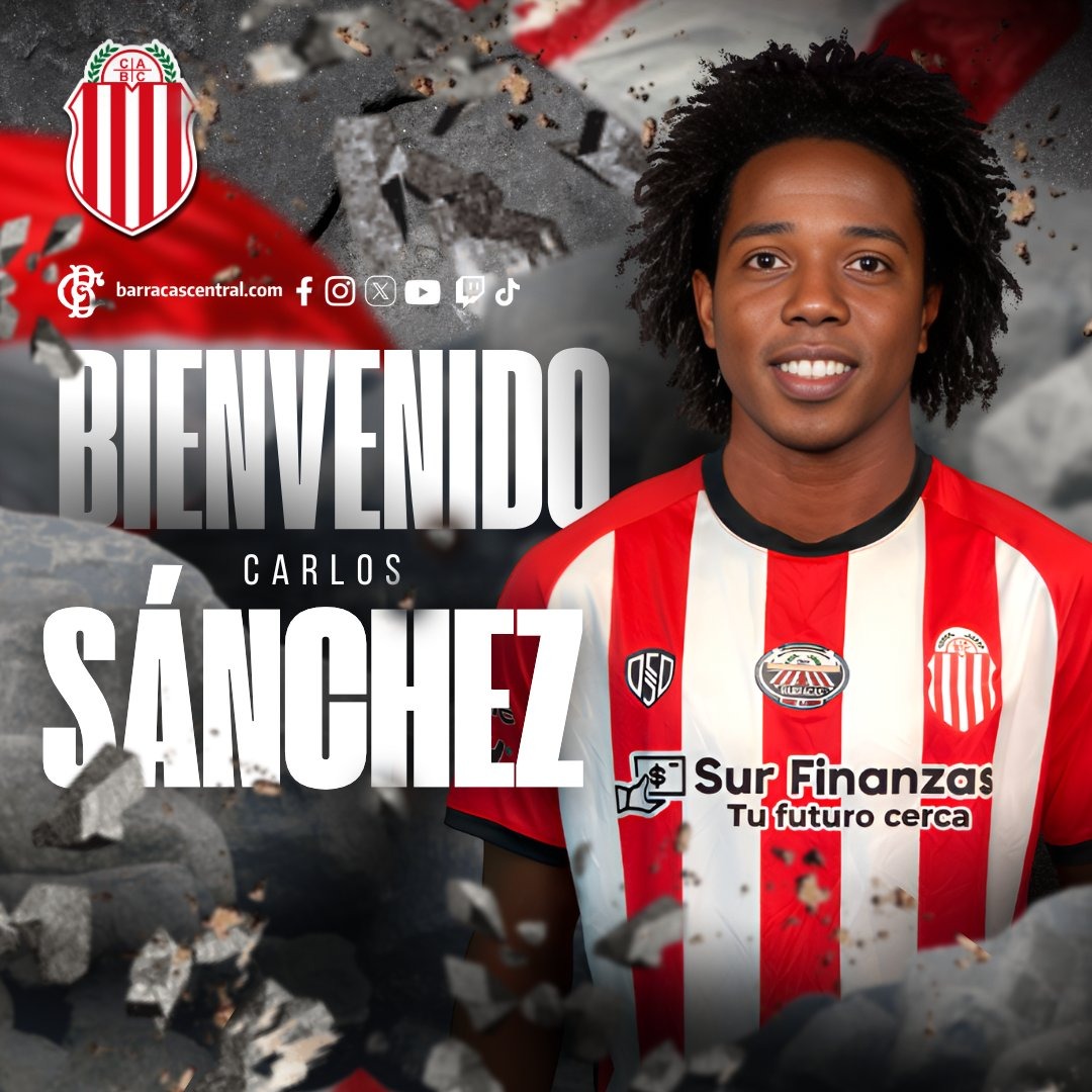 SC_ESPN's tweet photo. DEL CUERVO AL GUAPO: Barracas Central anunció la contratación de la Roca Sánchez, luego de desvincularse de San Lorenzo.

📷 @barracascentral https://t.co/WOM6rcGnS1