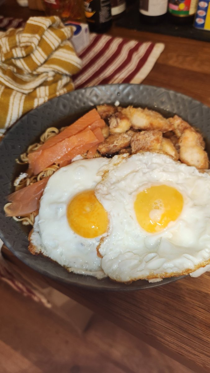 So one of the goal rewards is a cooking stream where you guys choose the ingredients and I cook and eat it..... this was what I've made after stream day 2 of our streamathon. 

I'm sure I will be fine. We will never hit that reward.