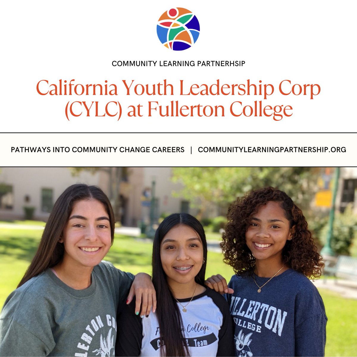 CLPchangeagents's tweet photo. CLP/CYLC is happy to partner with Fullerton College to create a new community change learn-and-earn career pathway in Environmental Justice! https://t.co/oQYRnnq9aD