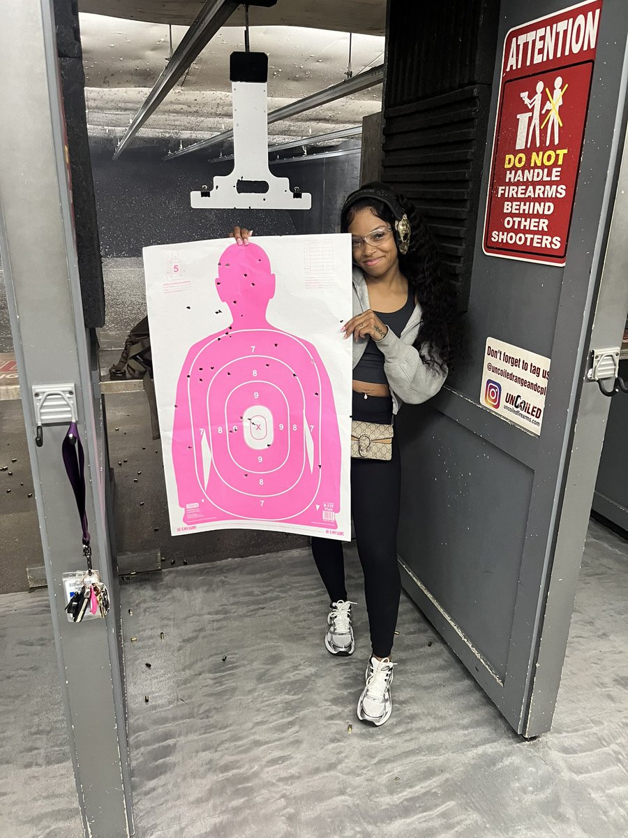 GalantPersonal's tweet photo. 🚨GALANT ALERT🚨 Welcome Ms Dasia to the GPP fam!Congrats earning your CPL Certificate.  You had accuracy, poise, &amp; confidence. You hit 91% on all your targets. You are protected—the GALANT WAY! 
Get protected like Ms Dasia 💯🎯

#GALANTCERTIFIED
#WOMENWHOSHOOT
#DETROITCPLCLASS https://t.co/CSnxAu2s0D