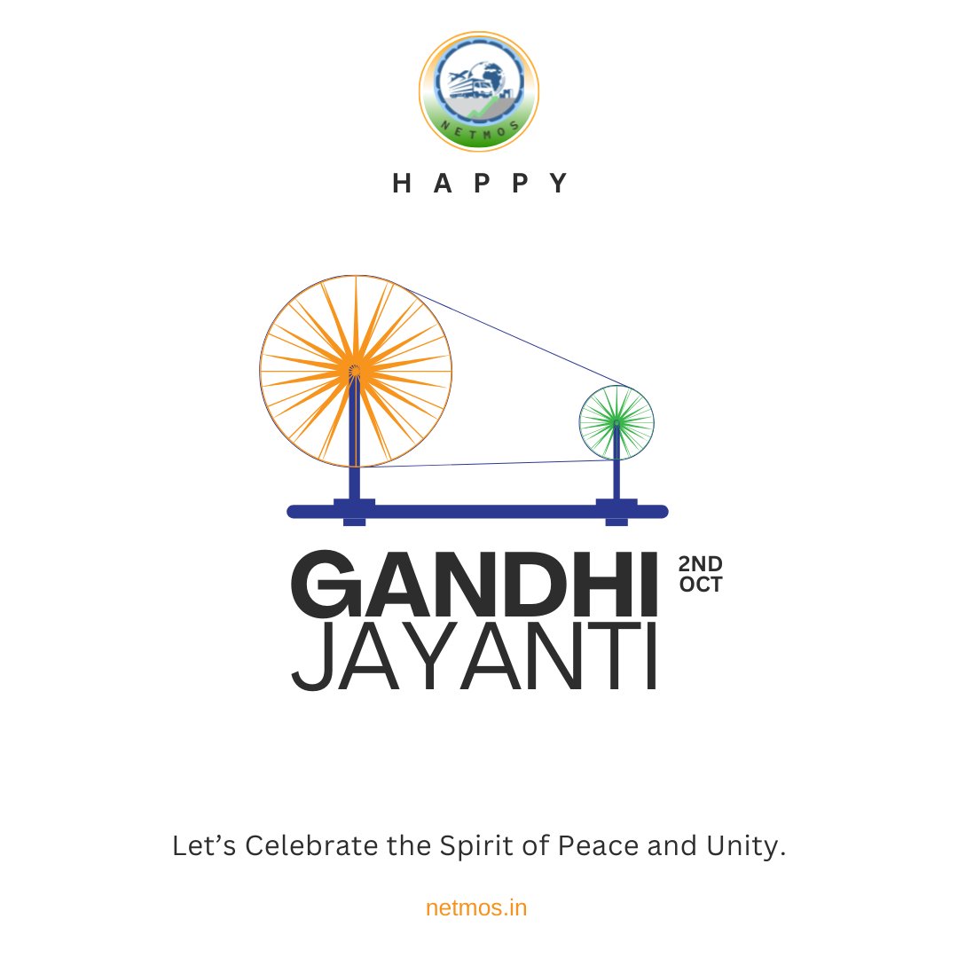 Netmos_India's tweet photo. Celebrating the life and legacy of a man who taught us the power of truth, non-violence, and self-reliance.

🙏✨ Let’s honor his values by practicing them in our lives.

#GandhiJayanti  #MahatmaGandhi   #GandhiJayanti2024  #GandhiLegacy  #PeaceForAll  #JaiHind https://t.co/AGm60gMIr0