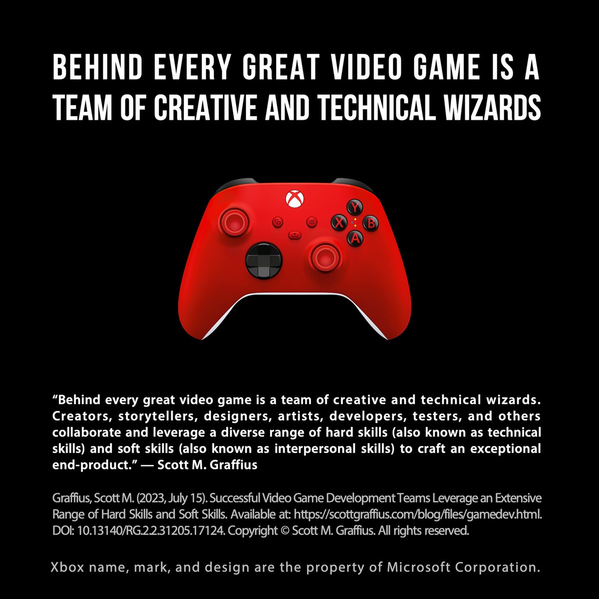 ScottGraffius's tweet photo. “Behind every great video game is a team of creative and technical wizards” — Scott M. Graffius
🎮 https://t.co/2LnIyLVveT
#Game #Games #Gaming #GameDev #VideoGame #VideoGames #VideoGameDev #IndieDev #IndieGame #MobileGames #AR #VR #GameDevSkills #GameDevTeams #GameDevSuccess