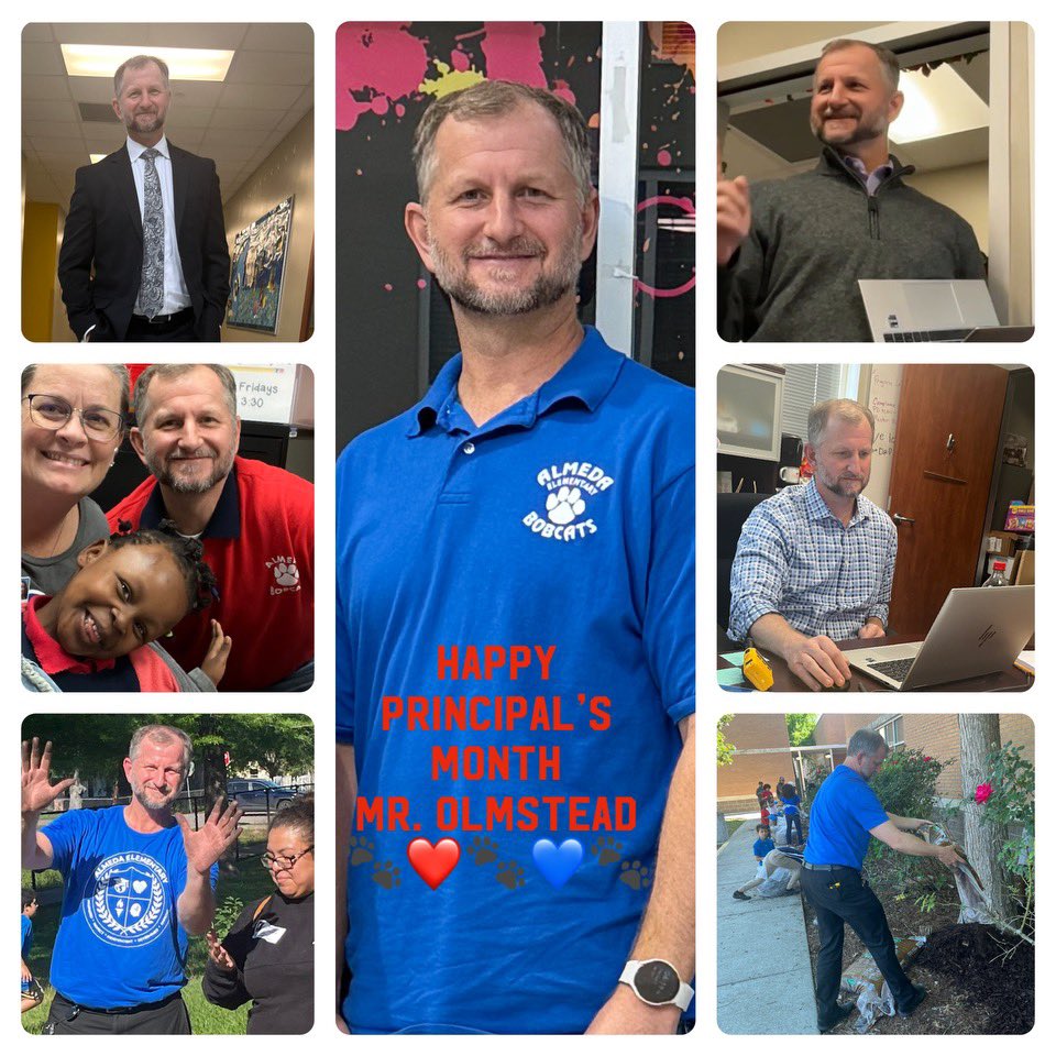 Norma L. Pérez (@nlperez3) on Twitter photo Thank you,#PrincipalOlmstead for all that you do for your students, staff, and <a href="/Almeda_Elem/">Almeda Elementary</a> community. We celebrate you every day, but this month, take a moment to remember that you are a true superstar! ⭐️ #PrincipalsMonth A huge shout to DW for the pic collage! 🙌 🫶☺️ Thank you,#PrincipalOlmstead for all that you do for your students, staff, and <a href="/Almeda_Elem/">Almeda Elementary</a> community. We celebrate you every day, but this month, take a moment to remember that you are a true superstar! ⭐️ #PrincipalsMonth A huge shout to DW for the pic collage! 🙌 🫶☺️