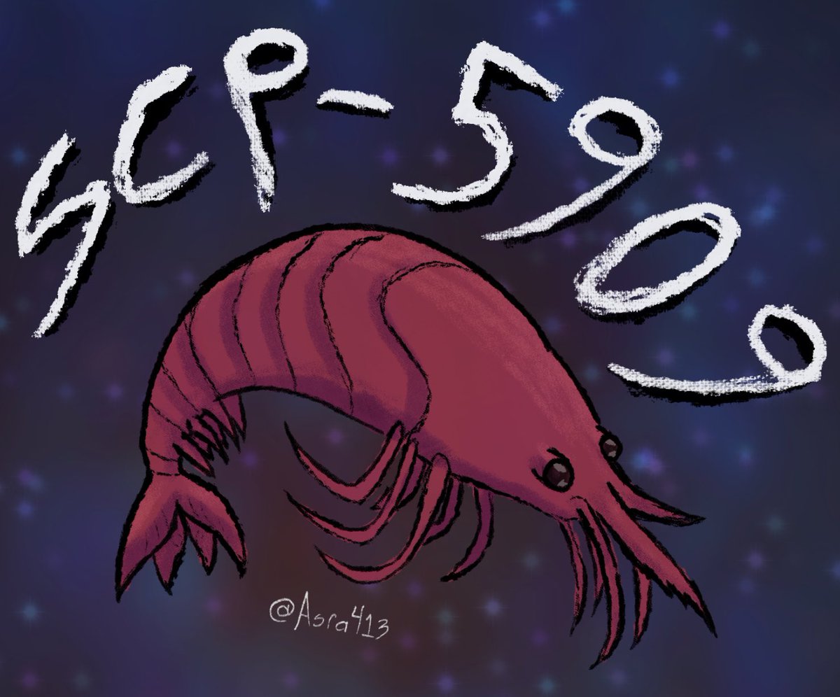 Asra413's tweet photo. “The gravitational pull alone would dismantle our solar system entirely, and at its current velocity, impact would instantly disintegrate the remains.”
SCP-5909 - The Endless Shrimp
#SCiPTEMBER Day 1: Pending https://t.co/0xhpA5TVDU