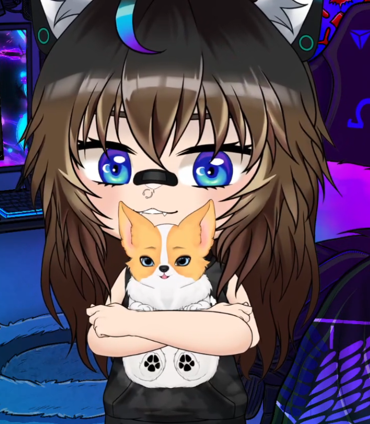 tatewolfz's tweet photo. Thank you guys for the awesome community day! 💙

A huge shoutout to @ShaiyieeRose for these INCREDIBLY CUTE Vtuber Assets of my corgis Nami and Aiden! 🐶 The VGen link will be in the replies! ✨

I will be back in 10 days, take care of yourselves! 🐺🌙#vtuberasset #streambreak https://t.co/xdtWUO2cOS