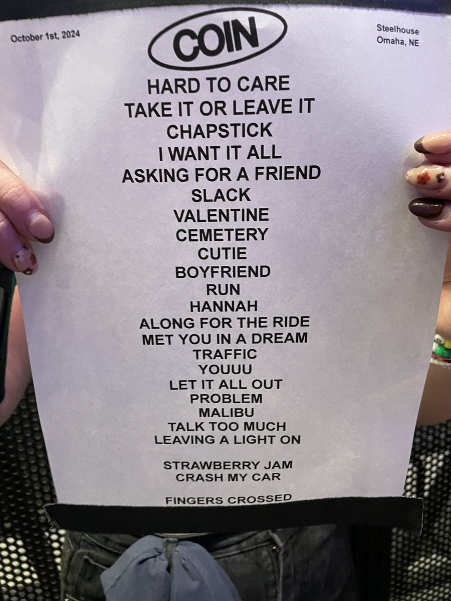Omaha setlist!!