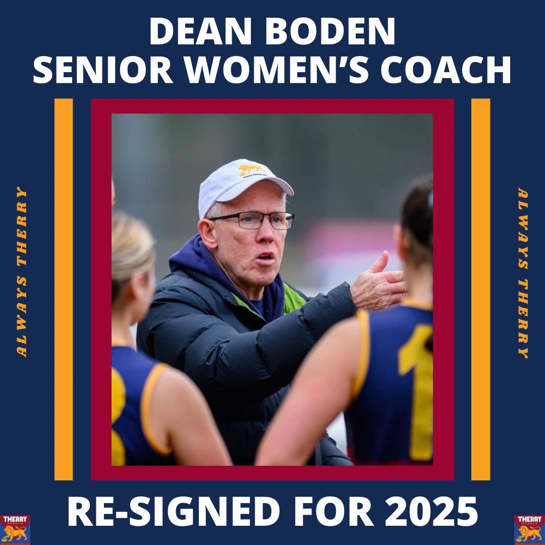 We are thrilled to announce the re-signing of premiership coach Dean Boden as the Senior Women’s coach for 2025.

If you are interested in playing next season or just want to come down and have a try feel free to get in contact with Dean - 0433 870 662

#alwaystherry 🦁