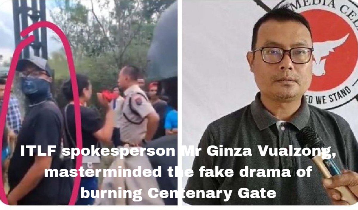 yaiphaba07's tweet photo. #Kuki_Zo Preplanned May 2023 Violence
Army Chief Mr U Dwivedi clarifies that the #ManipurViolence began with a rumours of Anglo-Kuki War centenary gate was being burnt.
He says, "It was not burnt, I've gone on ground & confirmed from everyone"
#KukiEngineeredManipurViolence https://t.co/2lIUbxIu9T