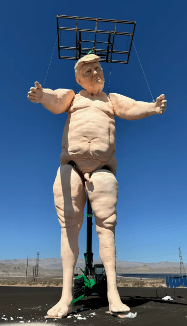 TrumpFNN's tweet photo. @realDonaldTrump  "The emperor has no clothes"  symbolizing a situation where something is widely accepted as true or valid even though it is obviously false, with people afraid to speak out. It often refers to a leader or authority figure who is oblivious to their own failings. https://t.co/T7eNJMJV6L