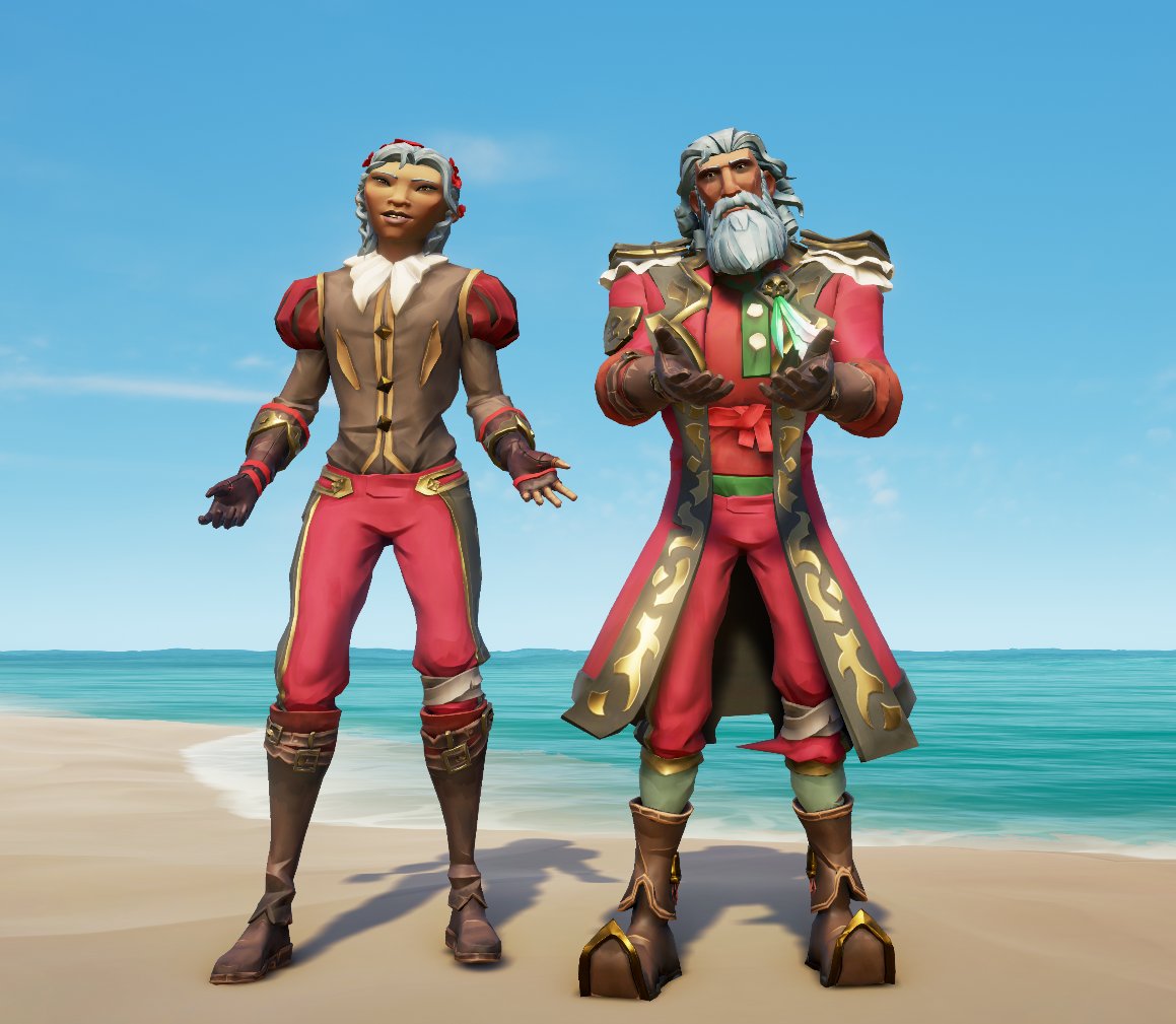 Theme: Couples Costumes

🎅Santa
🤶Mrs. Santa

#StyleOfThieves <a href="/SeaOfThieves/">Sea of Thieves</a>