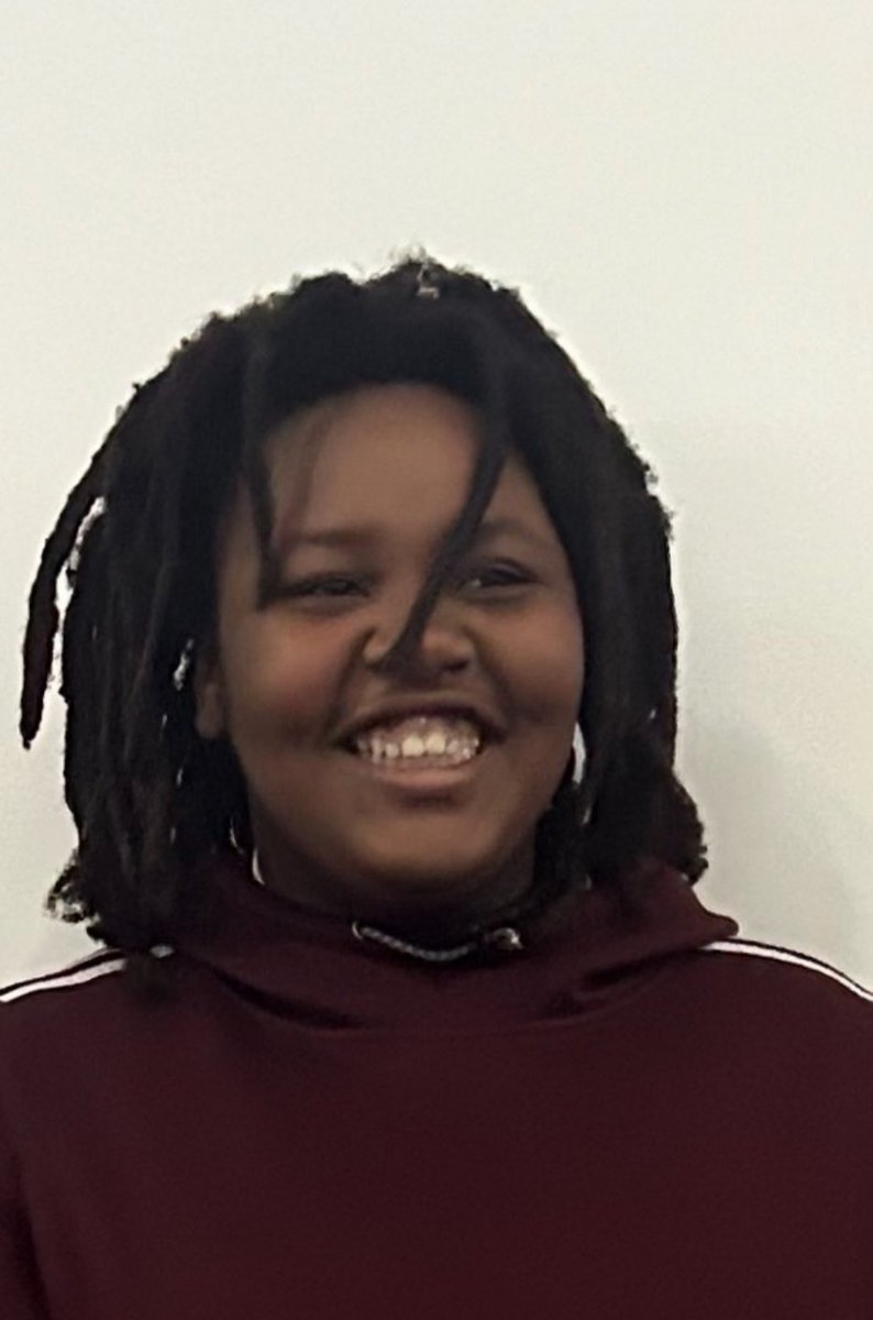 MISSING: Angel Nichols, B/F, brown hair, brown eyes, 5’11, 220 lbs., 12 YOA was last seen wearing black cargo pants, white shirt and black sandals on 10/1/24 at 430PM near 39th St and College Ave. Family is concerned for her safety. If located please contact 911 or  816-234-5043