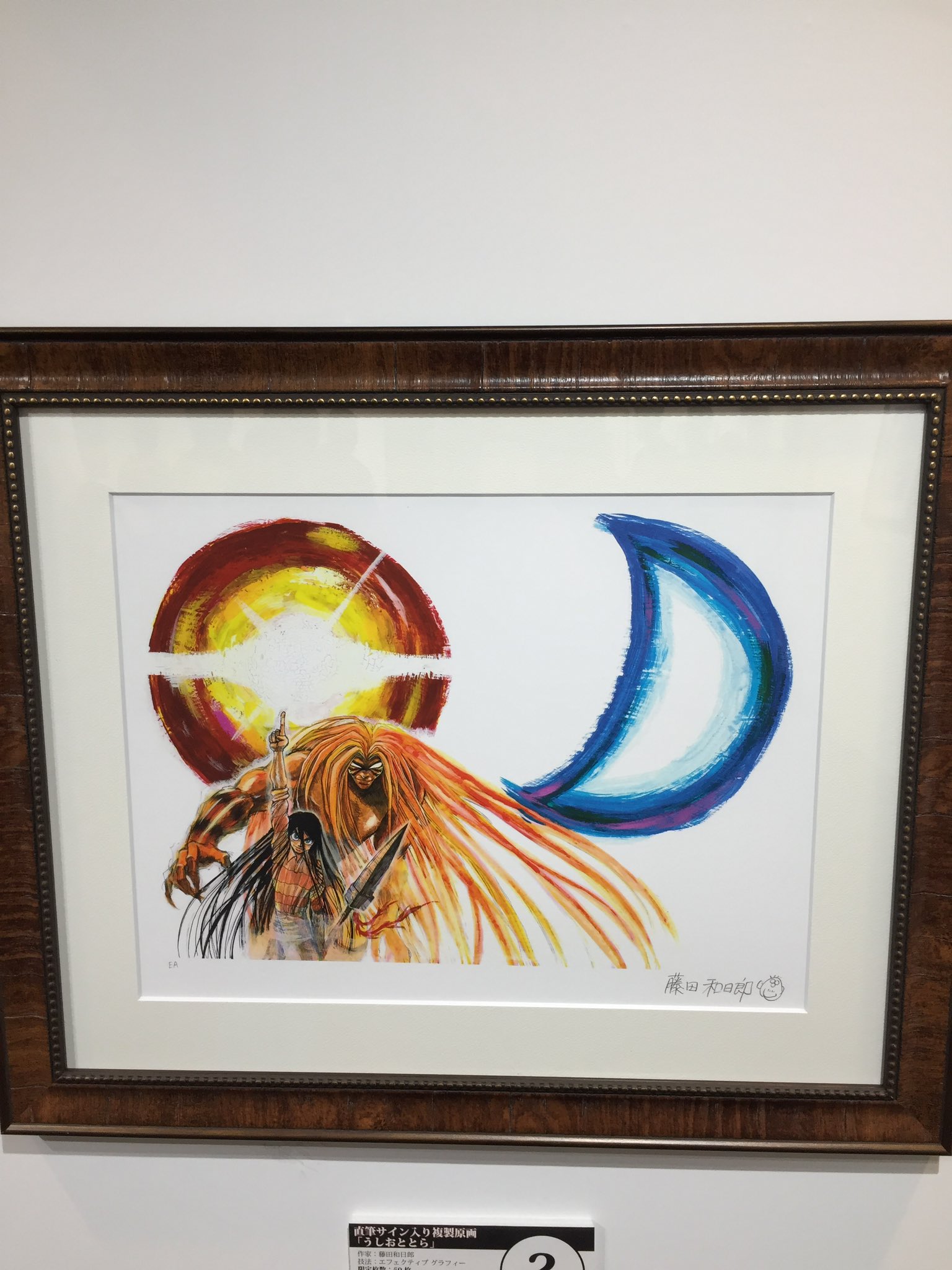 藤田和日朗原画展 『月光条例』 直筆サイン入りシリアルナンバー1/20 藤田和日朗原画展 『月光条例』 直筆サイン入りシリアルナンバー1/20 月光