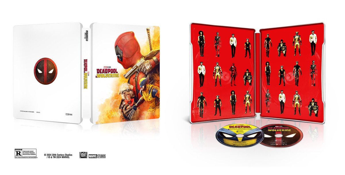 Wario64's tweet photo. Deadpool &amp; Wolverine Steelbook - 4K UHD + Blu-ray + Digital (Deadpool &amp;  Wolverine variants) up for preorder on Amazon ($65.99) https://t.co/qzkKdR1lCX

Walmart:
Deadpool https://t.co/1KyTPSvv0a
Wolverine https://t.co/1FwjJ4FGHF #ad https://t.co/yAFWfqps1H