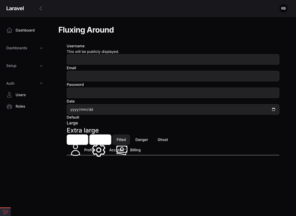 richbleeker's tweet photo. @benbjurstrom @filamentphp Did all the flux styles just work for you or have I misconfigured my tailwind.config.js?
The components render but the styling is off (button variants don't work), dark mode buttons stay light. Tabs not working at all... https://t.co/A3X7UTjhdA