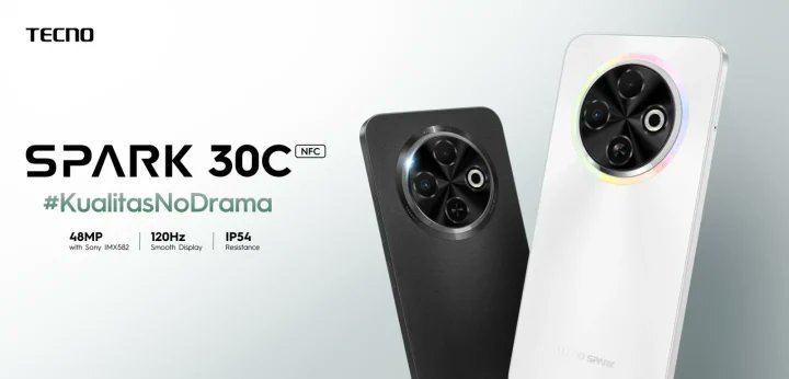 aguskoerniawan's tweet image. Tecno merilis smartphone terbarunya di Indonesia, Tecno Spark 30C. Smartphone Entry Level ini memakai kamera 50MP dengan sensor Sony IMX582, tersedianya NFC, serta dual speaker stereo. Tecno Spark 30C akan mulai dijual dalam waktu dekat.

#Tecno #TecnoSpark30C #Smartphone