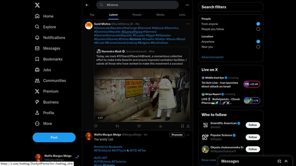 MargusMeigo's tweet image. The &apos;entity&apos; List 
 #entityList #justpaste #ETEntityList #EnTiTyList &amp;amp; #ETEt #ETee #UFO #ET #UFOEstonia #ETestonia #Eesti #Estonia #EestiUFO #EestiET #ETEesti #UFOEesti #EstoniaUFO #EestiUFO #xTee #xRoad (ńew meaning of X-cross road)   - List Whit Link: in Another post!

&quot;#&quot; Test