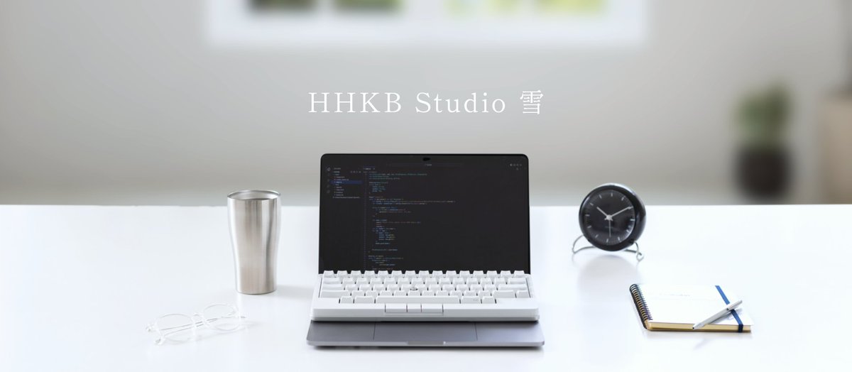 PFU_HHKB's tweet image. HHKB Studio新色「雪」発売開始しました。
筐体は真っ白な雪色をベースにホワイトシルバーのアクセントを施し、刻印印字色は真っ白なキートップにノイズにならない「クールグレー」を初採用しました。ナチュラルな色調が、クリエイティブな活動への没入感を高めます。
pfu.ricoh.com/news/2024/news…