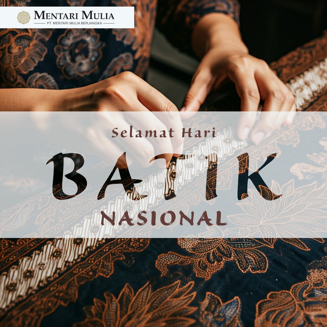 idmentarimulia's tweet photo. Selamat Hari Batik Nasional. 2 Oktober 2024.

#batik #haribatiknasional https://t.co/i40mRWbXWd
