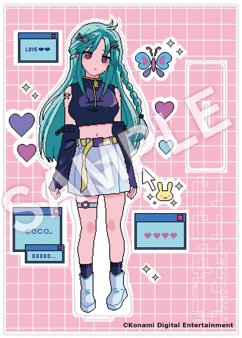 CD新情報(2/2) 同梱のアクリルスタンドも公開しております! こちらもななみ雪先生による描きおろしの夏陽と心菜です! (2/2) #ここなつ10周年 #ななみ雪