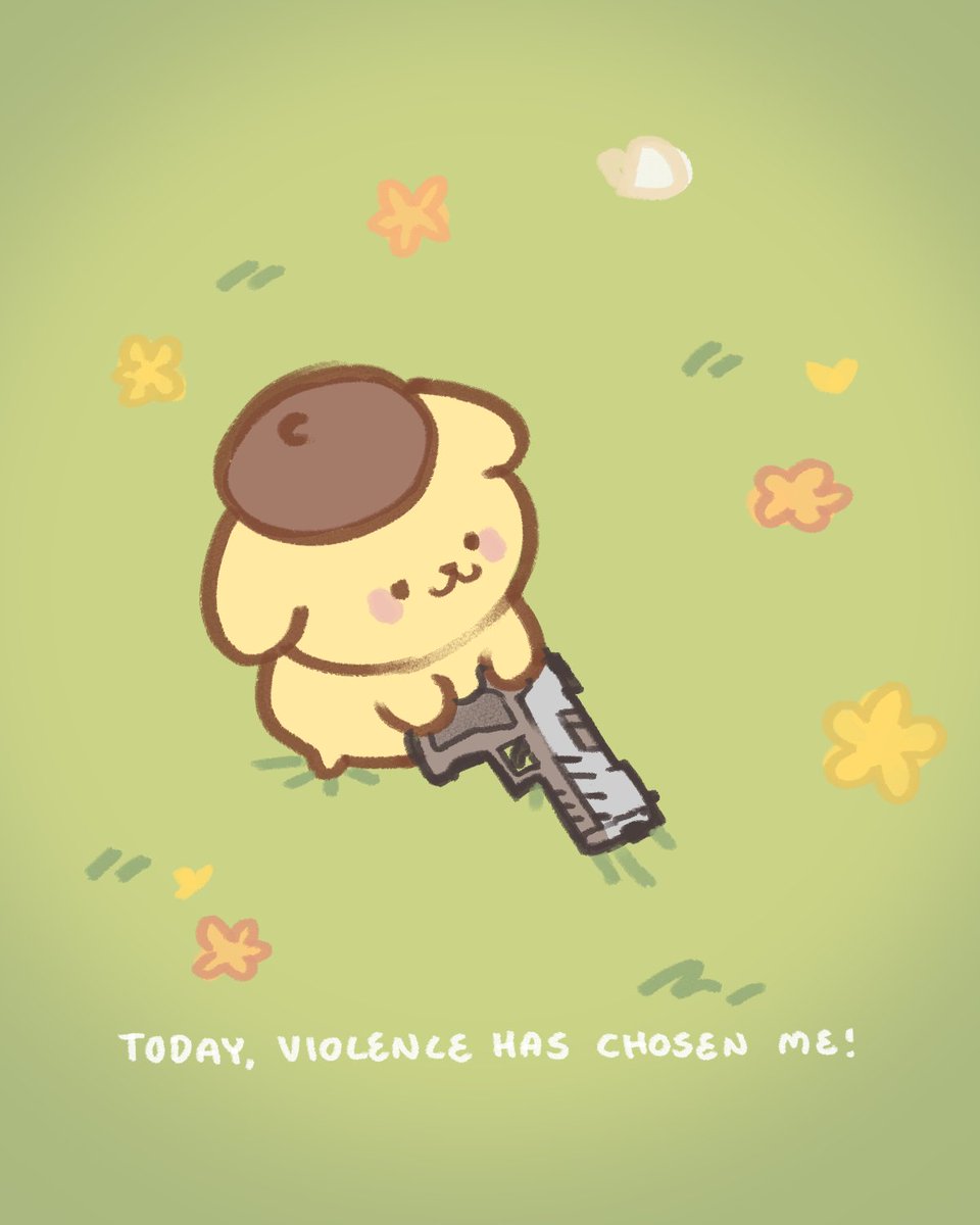 day 1 - sanrio character 🍮🔫#badtober2024