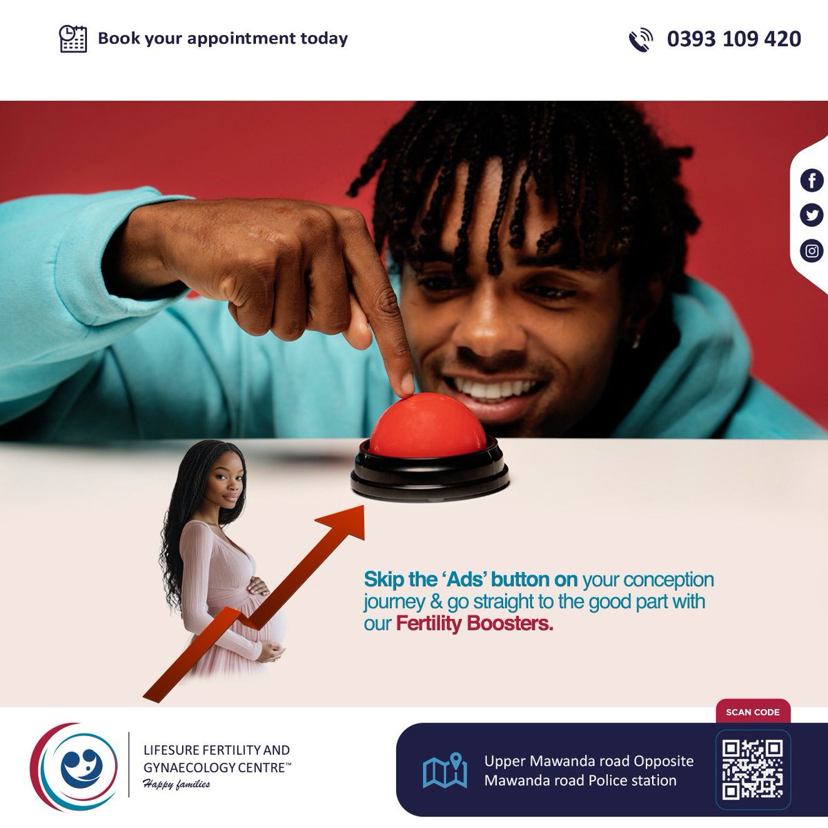 LifesureC's tweet photo. Tired of watching others live the dream?
Our Fertility Boosters help regulate your cycle, support ovulation, and improve overall reproductive health. Fast track your journey to parenthood with us.
Contact us on 0393 109 420 for more information.
#Lifesure #FertilityBoosters https://t.co/FFWRSSduzs