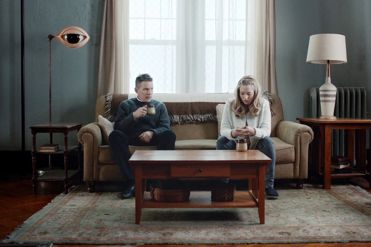 SirJeffNelson's tweet photo. #FirstReformed takes the “doubting faith” narrative to a wholly unique and fascinating place. It’s a haunting, reverberating echo of a film. Powerful imagery. Ethan Hawke is staggering, taking the potent material to another level. https://t.co/E5UoxZXHSo