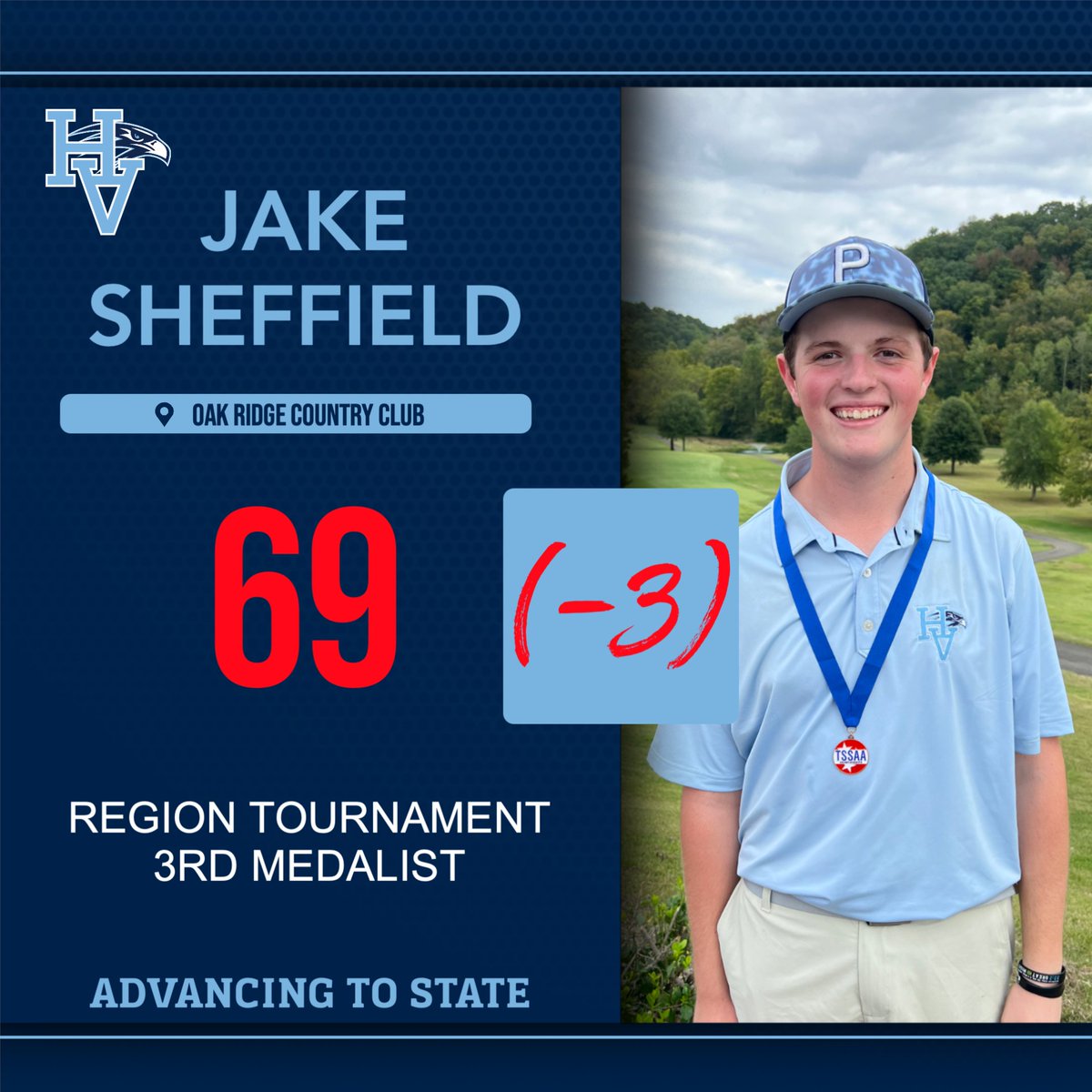 HVAGolf's tweet image. Great day for the Hawks! Our Ladies won the Regional Championship and advance to State. Congratulations to Addisyn Newman for winning the Overall Medalist and to Jake Sheffield for 3rd Medalist and also advancing to State. @HVAHawks @HVAAthletics @HVAAC