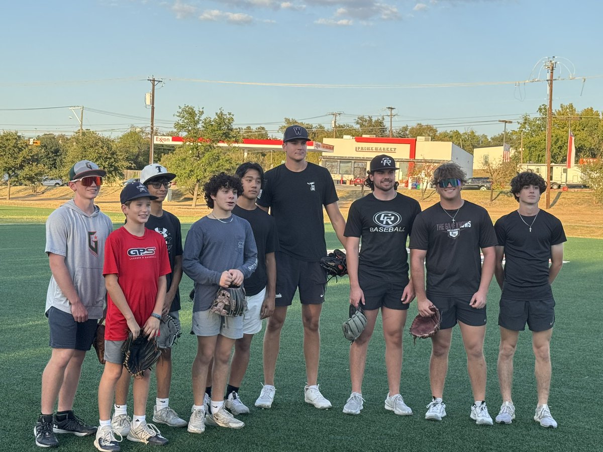 Was at Jessie Garcia baseball work out when <a href="/travissykora1/">Travis Sykora</a> showed up at the end. He said you have to be doing your own work at home.  The stuff you do at practice isn’t enough